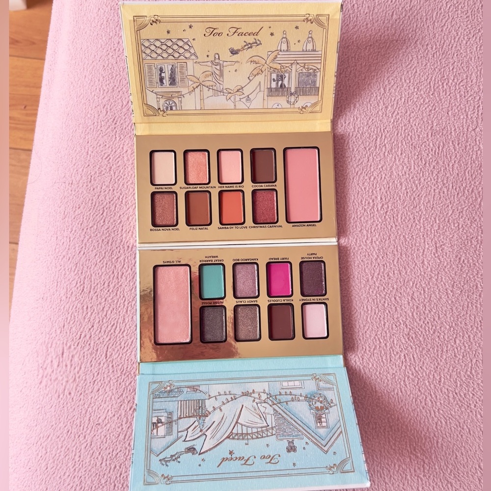 Too Faced Christmas in Sydney eyeshadow palettes